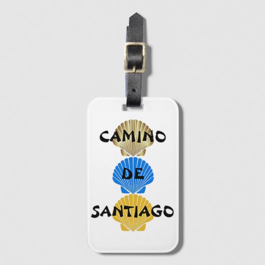 Étiquette À Bagage Camino de Santiago (Devant Vertical)