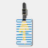 Étiquette À Bagage Camino de Santiago Magnet (Devant Vertical)