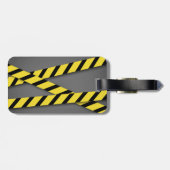 Étiquette À Bagage Camion à benne rouge Construction Garçon construct (Dos horizontal)