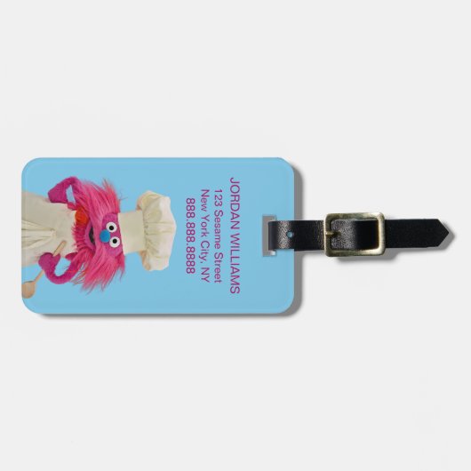 Étiquette À Bagage Camion alimentaire Monster de Cookie | Poing Gonge (Devant horizontal)