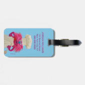 Étiquette À Bagage Camion alimentaire Monster de Cookie | Poing Gonge (Dos horizontal)