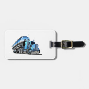 Étiquette À Bagage Camion carburant pour caricatures