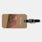 Étiquette À Bagage Camion de boue à 4 roues Thunder_Cove (Devant horizontal)