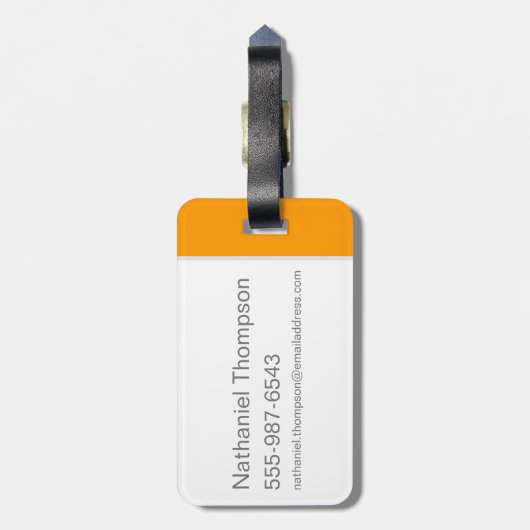 Étiquette À Bagage Camion Scooby Doo-Monster (Dos Vertical)