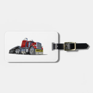 Étiquette À Bagage Camion semi-caricature