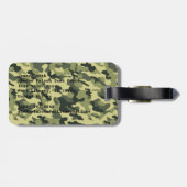 Étiquette À Bagage Camo (Dos horizontal)