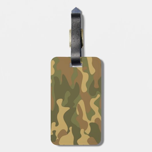 Étiquette À Bagage Camo (Dos Vertical)