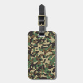 Étiquette À Bagage Camo forêt (Devant Vertical)