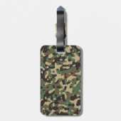 Étiquette À Bagage Camo forêt (Dos Vertical)