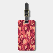 ÉTIQUETTE À BAGAGE CAMO NUMÉRIQUE DÉSERT MARTIAN / CAMOUFLAGE (Devant Vertical)