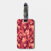 ÉTIQUETTE À BAGAGE CAMO NUMÉRIQUE DÉSERT MARTIAN / CAMOUFLAGE (Dos Vertical)