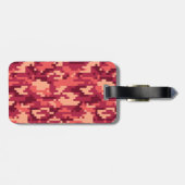 ÉTIQUETTE À BAGAGE CAMO NUMÉRIQUE DÉSERT MARTIAN / CAMOUFLAGE (Dos horizontal)