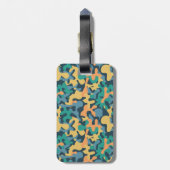 Étiquette À Bagage Camo signature arc-en-ciel muet (Dos Vertical)