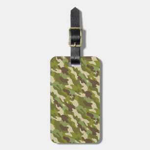 Étiquette À Bagage Camouflage
