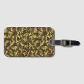 Étiquette À Bagage Camouflage Cascade (Devant Horizontal)