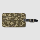 Étiquette À Bagage Camouflage central (Devant Horizontal)
