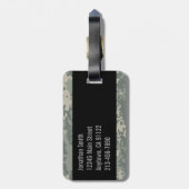 Étiquette À Bagage Camouflage d'ACU d'armée (Dos Vertical)