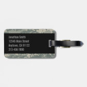 Étiquette À Bagage Camouflage d'ACU d'armée (Dos horizontal)