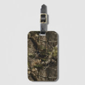Étiquette À Bagage Camouflage d'arbre réel (Devant Vertical)