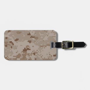 Étiquette À Bagage Camouflage de désert de Digitals