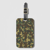 Étiquette À Bagage Camouflage de forêt (Devant Vertical)