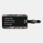 Étiquette À Bagage Camouflage de région boisée de Digitals (Dos horizontal)