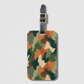 Étiquette À Bagage Camouflage de tranchée tactique (Devant Vertical)