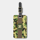 Étiquette À Bagage Camouflage des bois (Devant Vertical)