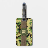 Étiquette À Bagage Camouflage des bois (Dos Vertical)