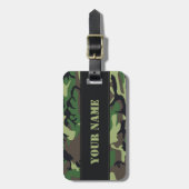Étiquette À Bagage Camouflage militaire (Devant Vertical)