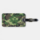 Étiquette À Bagage Camouflage militaire (Dos horizontal)