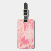 Étiquette À Bagage Camouflage rose, Armée (Devant Vertical)
