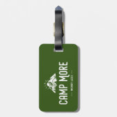 Étiquette À Bagage Camp Plus S'Inquiéter Moins (Dos Vertical)