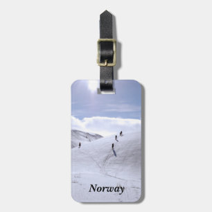 Étiquette À Bagage Campagne de la Norvège