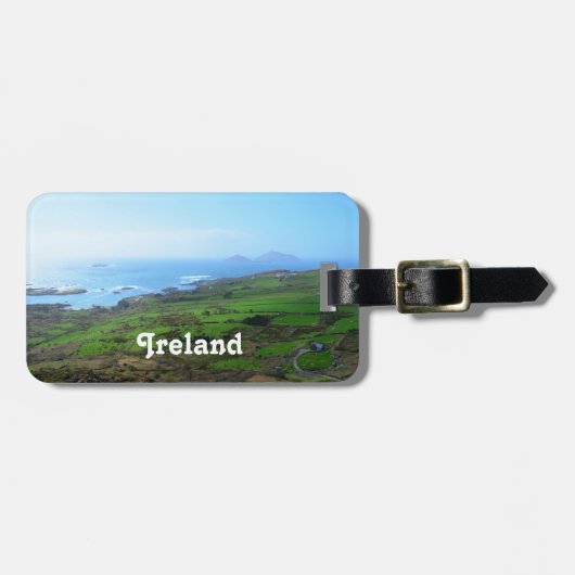 Étiquette À Bagage Campagne irlandaise (Devant horizontal)