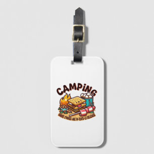 Étiquette À Bagage campement s'mores
