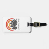 Étiquette À Bagage Camping ! (Devant horizontal)