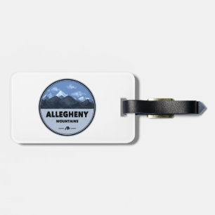 Étiquette À Bagage Camping dans les montagnes Allegheny