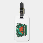 Étiquette À Bagage Camping forestier national Beaverhead-Deerlodge (Devant Vertical)