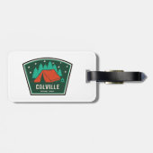 Étiquette À Bagage Camping forestier national de Colville (Dos horizontal)