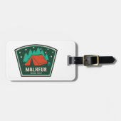 Étiquette À Bagage Camping forestier national Malheur (Devant horizontal)