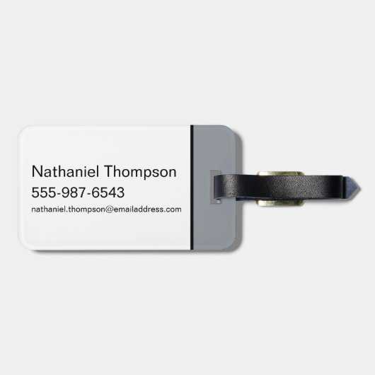 Étiquette À Bagage Camping Tom & Jerry (Dos horizontal)