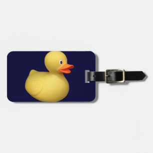 Étiquette À Bagage Canard en caoutchouc