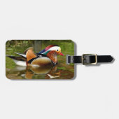 Étiquette À Bagage Canard mandarin (Devant horizontal)