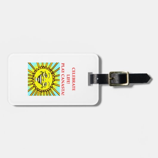 ÉTIQUETTE À BAGAGE CANASTA (Devant horizontal)