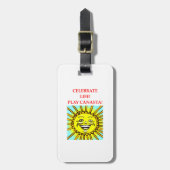 ÉTIQUETTE À BAGAGE CANASTA (Devant Vertical)