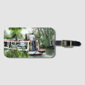 ÉTIQUETTE À BAGAGE CANAUX (Devant Horizontal)