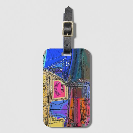 ÉTIQUETTE À BAGAGE CANAUX (Devant Vertical)