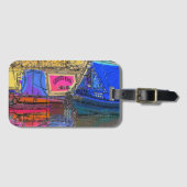 ÉTIQUETTE À BAGAGE CANAUX (Devant Horizontal)