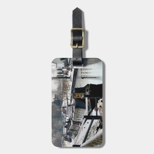 ÉTIQUETTE À BAGAGE CANAUX (Devant Vertical)